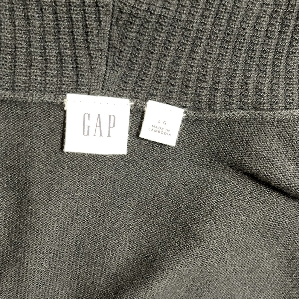 NWT Women’s GAP BELLA THIRD - Black Cardigan Size Large - Picture 6 of 7